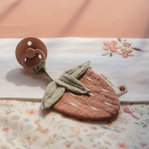 Leckë biberoni muslin Strawberry