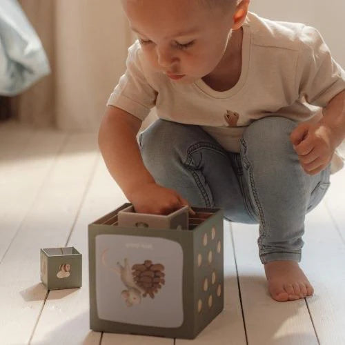 Blloqe ndërtimi kartoni Forest Friends