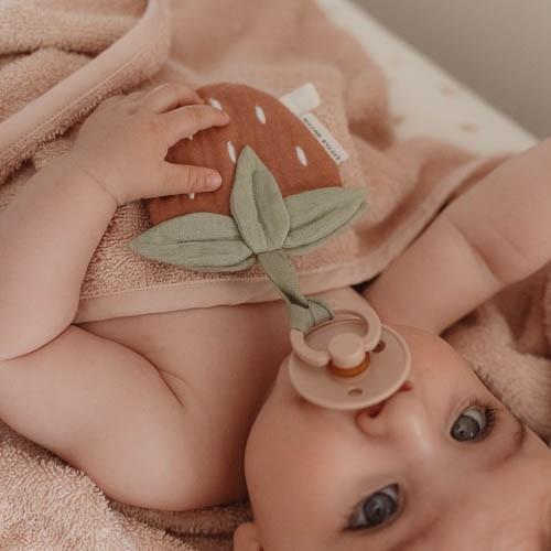 Leckë biberoni muslin Strawberry