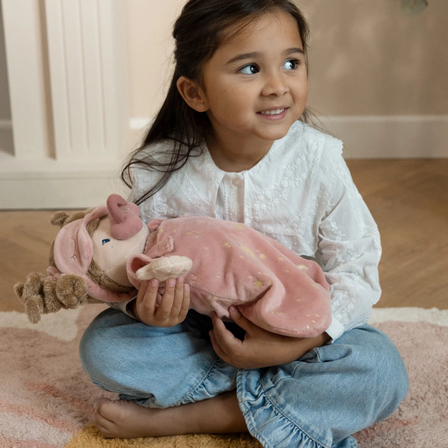 Kukull bebe e madhe Rosa 40cm
