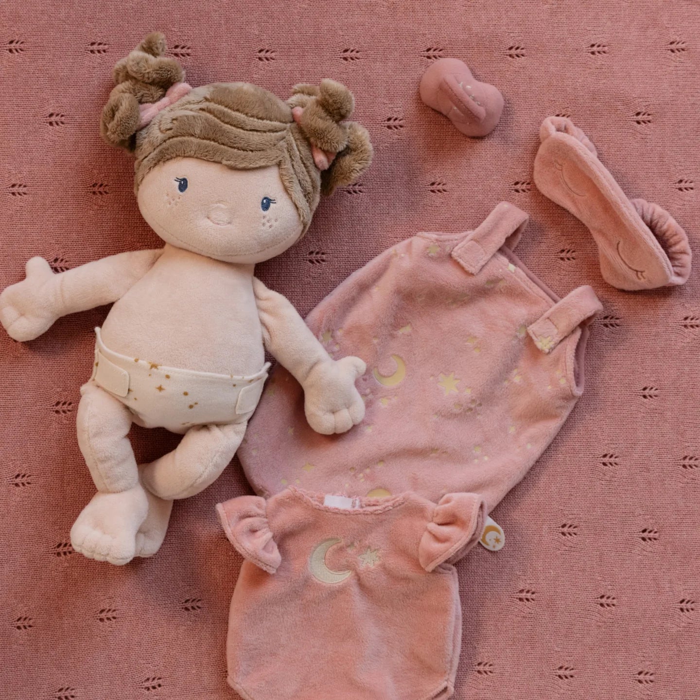 Kukull bebe e madhe Rosa 40cm