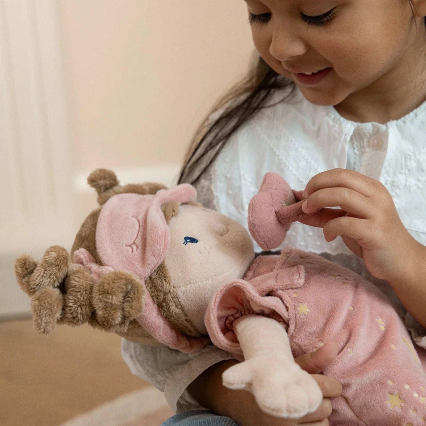 Kukull bebe e madhe Rosa 40cm