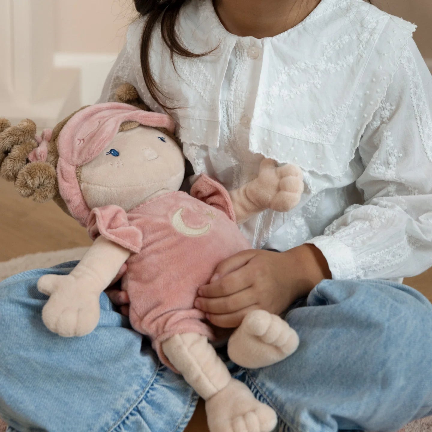 Kukull bebe e madhe Rosa 40cm