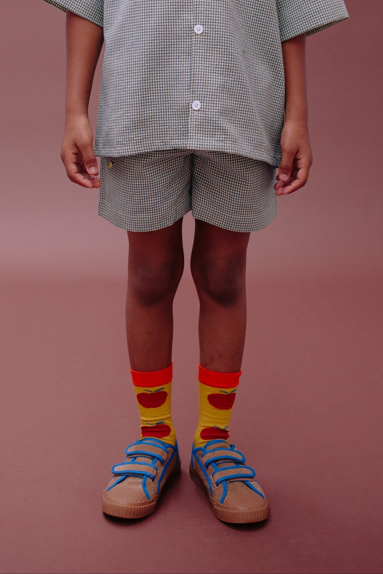Pantallona të shkurtra Gingham Midnight