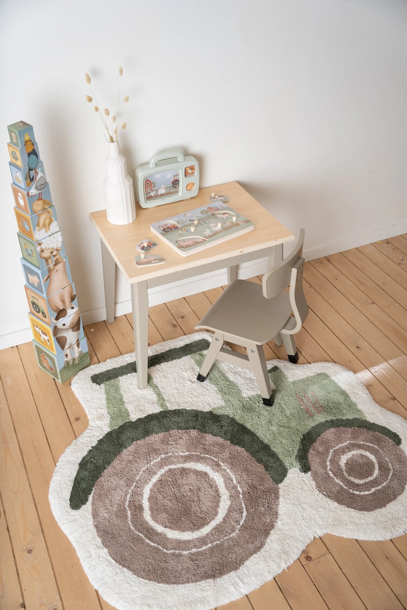 Blloqe ndërtimi cardboard Little Farm FSC