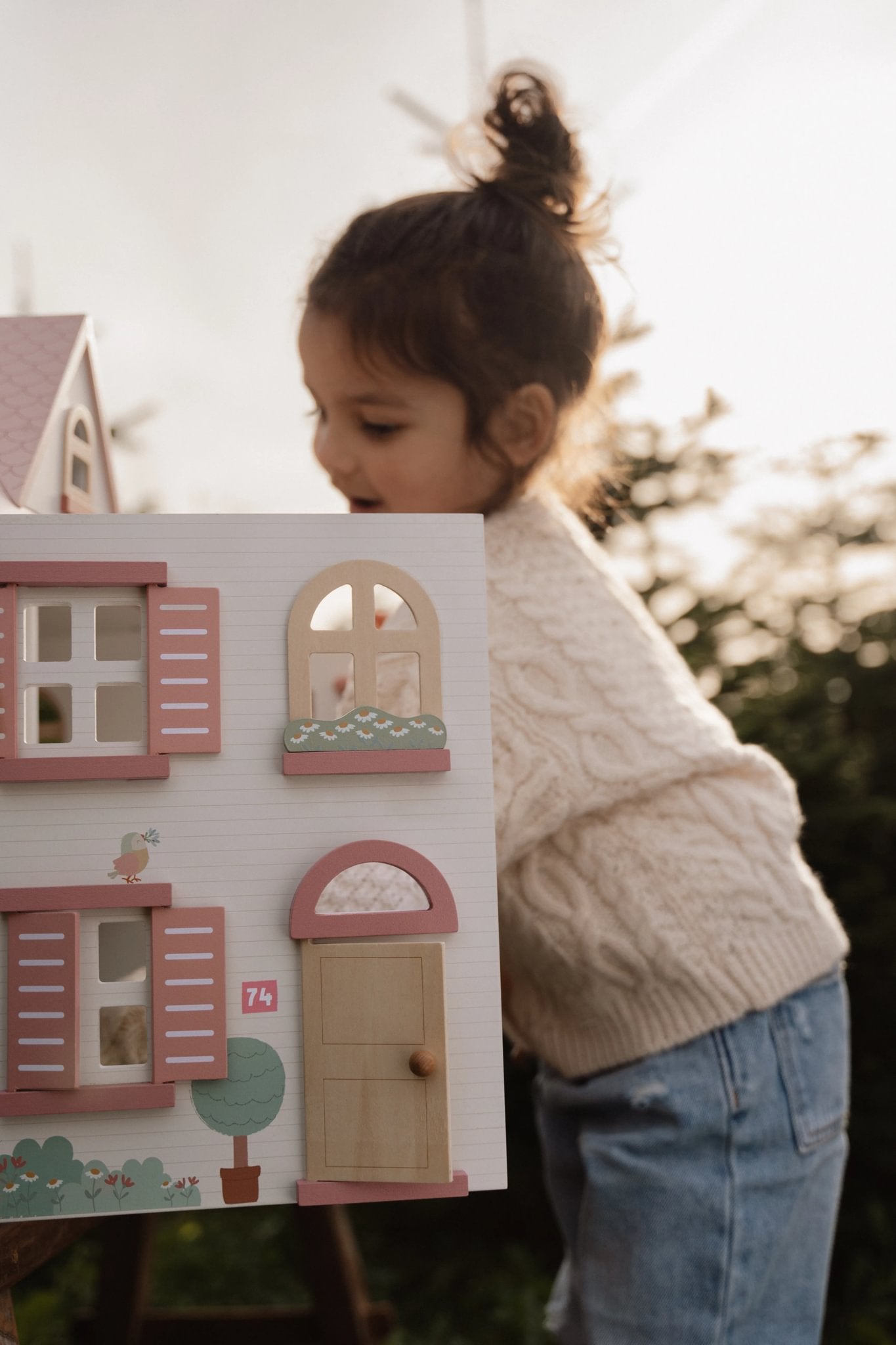 Shtëpi kukullash prej druri FSC