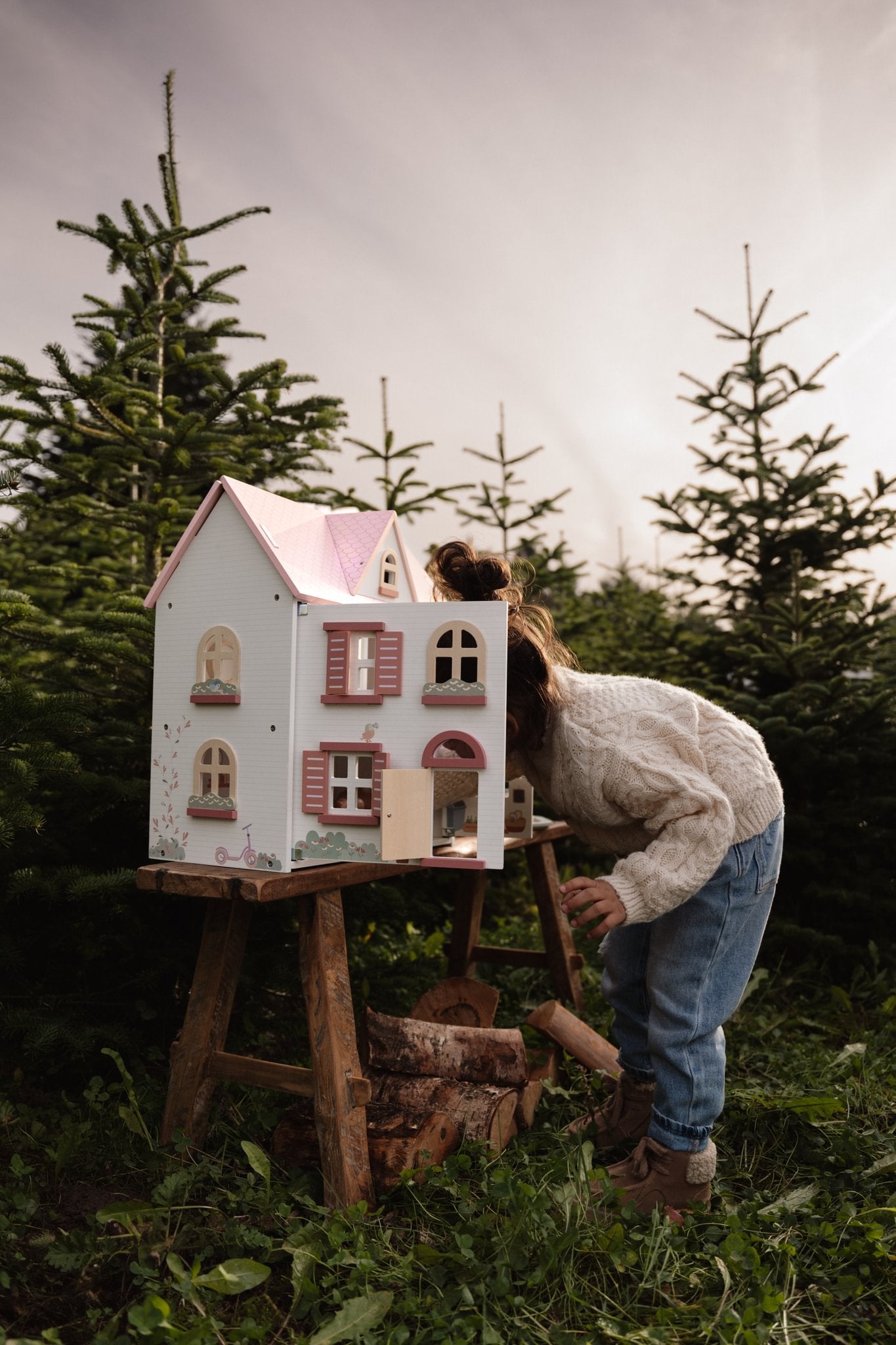 Shtëpi kukullash prej druri FSC