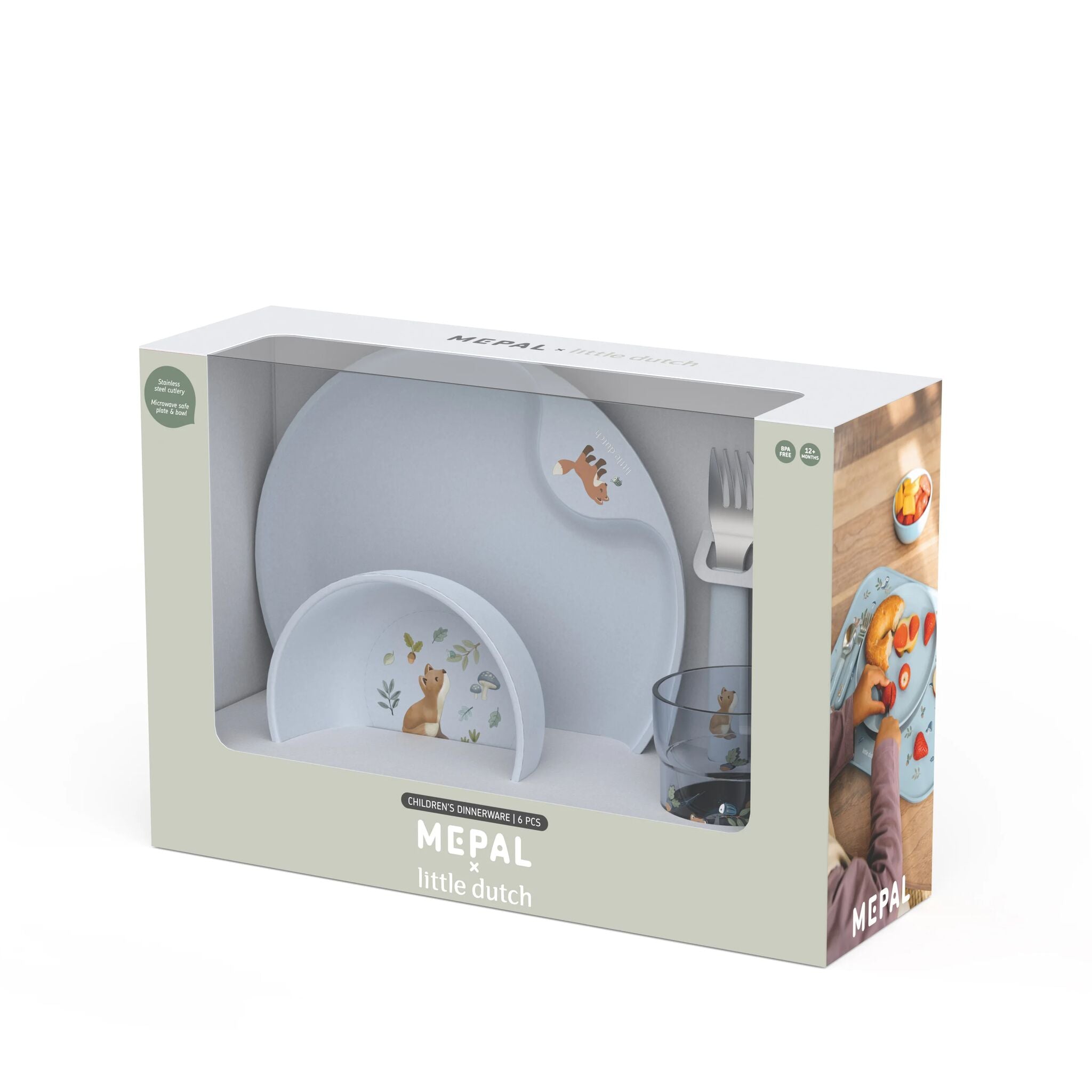 Set ushqimi me 6 pjesë per bebe Mio - Forest Friends